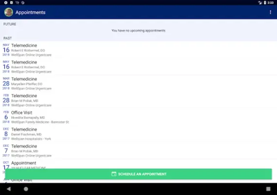 WellSpan Health android App screenshot 2